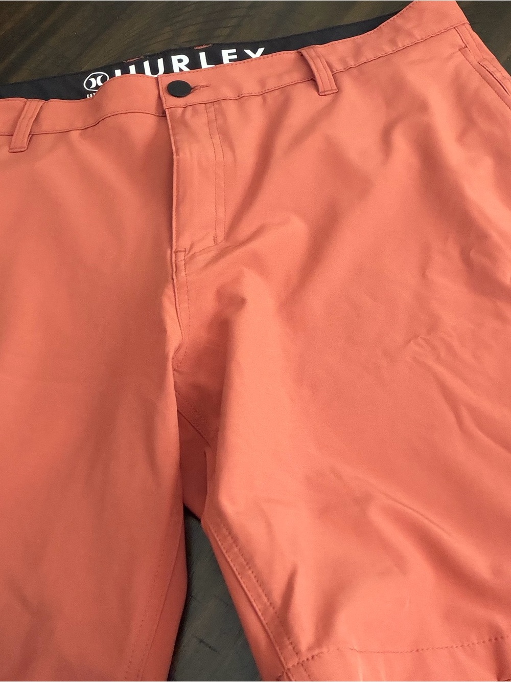 Hurley Coral-Peach Swim/Board Shorts